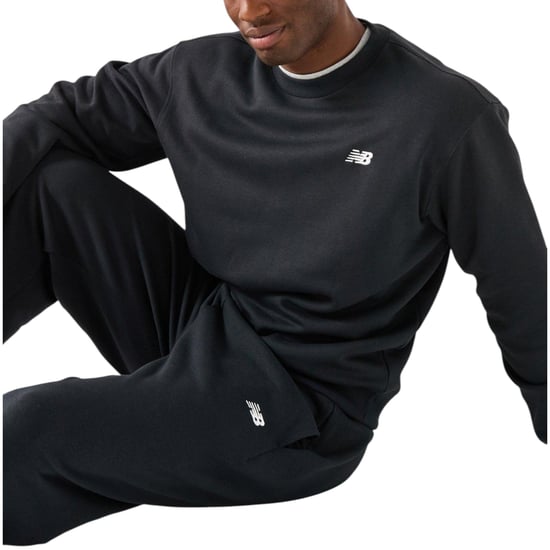 New Balance Mens Fleece Sweatshirt Embroidered Logo Pullover Relaxed Fit Jumper - Image 5