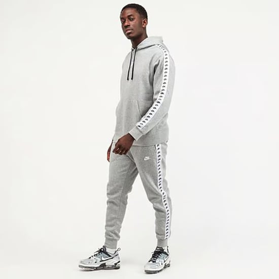 Nike Tape Mens Grey Sportswear Fleece Tracksuit - Image 2