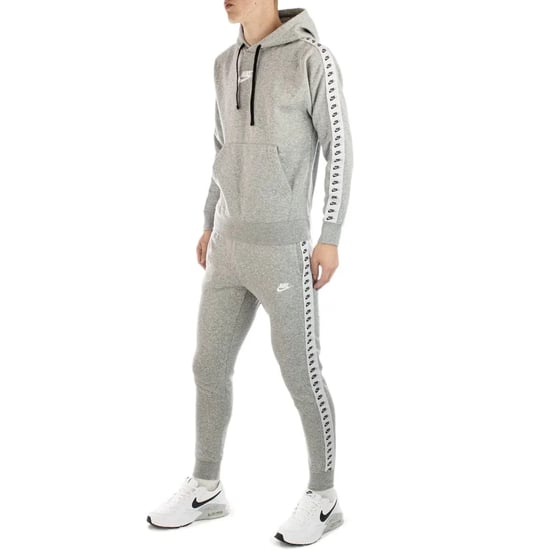 Nike Tape Mens Grey Sportswear Fleece Tracksuit - Image 3