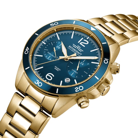 Rotorcraft Horloge Air Boss Dual Time Goud - Image 4