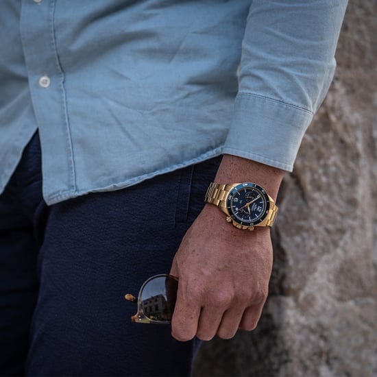 Rotorcraft Horloge Air Boss Dual Time Goud - Image 6