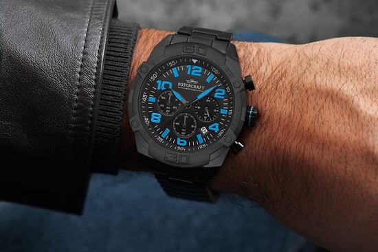 Rotorcraft Horloge Radiant Chrono Zwart - Image 5