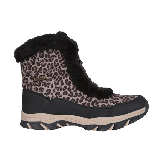 Mountain Warehouse Dames Ohio Luipaardprint Thermische Snowboots (Zwart) - Image 4