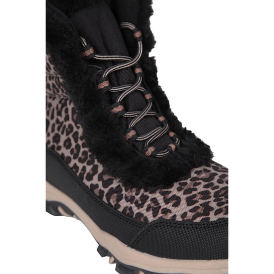 Mountain Warehouse Dames Ohio Luipaardprint Thermische Snowboots (Zwart) - Image 5