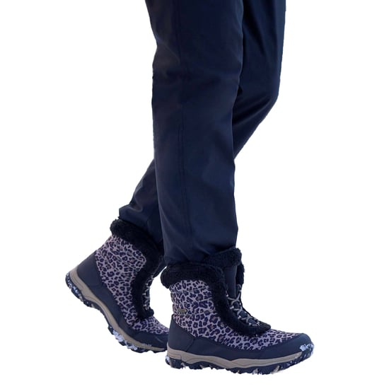 Mountain Warehouse Dames Ohio Luipaardprint Thermische Snowboots (Zwart) - Image 6