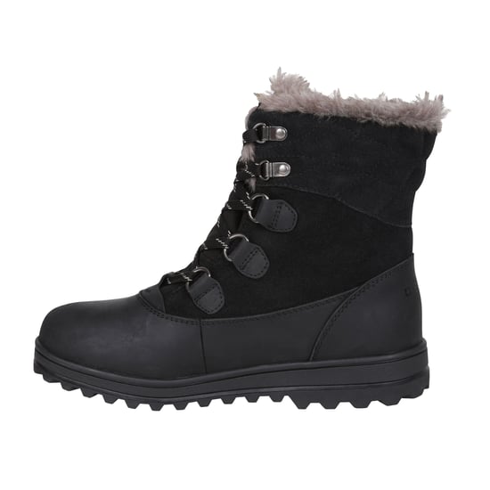 Mountain Warehouse Dam Vostock Läder Vattentäta Termiska Snöboots (Svart) - Image 3