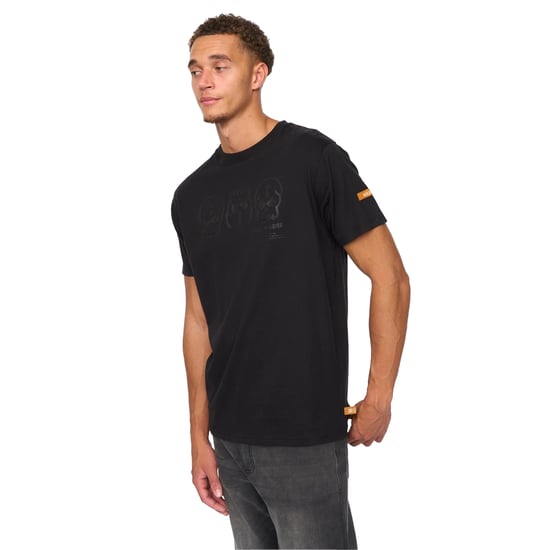 Duck and Cover Heren Deltamans T-Shirt (Zwart) - Image 4