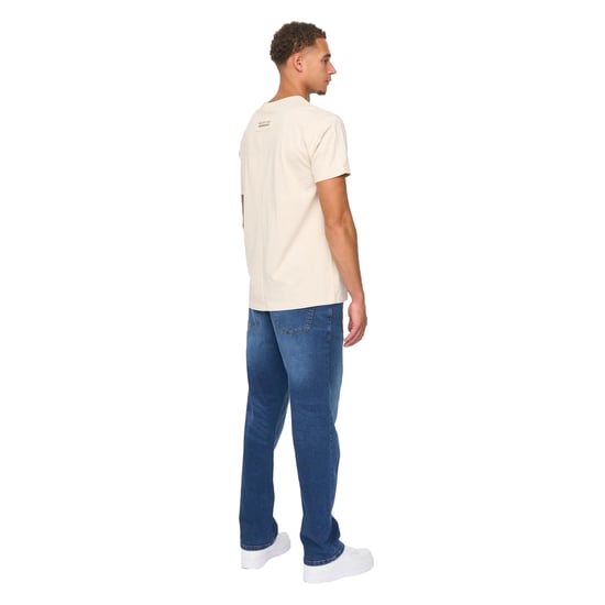 Duck and Cover Mens Primatic T-Shirt (Off White) - Image 2