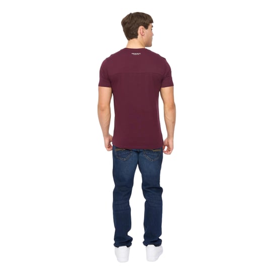 Crosshatch Heren Carritore T-Shirt (Rum Rozijn) - Image 2