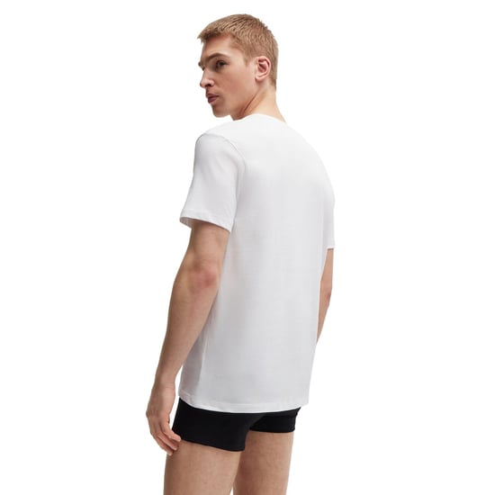 Boss Heren Comfort T-shirt (Set van 2) (Wit) - Image 3
