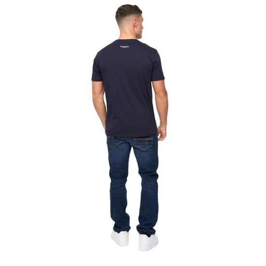 Crosshatch Heren Jamstate T-Shirt (Marine) - Image 2