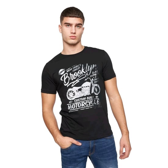 Crosshatch Heren Jerome Assorted Designs T-shirt (Set van 5) (Veelkleurig) - Image 5