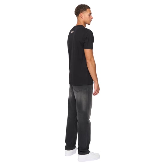 Duck and Cover Heren Camostack T-Shirt (Zwart) - Image 2
