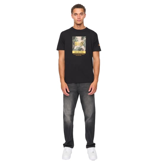 Duck and Cover Heren Camostack T-Shirt (Zwart) - Image 5