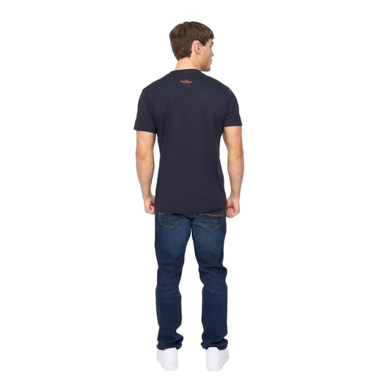 Crosshatch Heren Hybridge T-Shirt (Marineblauw) - Image 2
