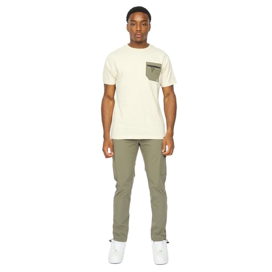 Duck and Cover Heren Kematone T-shirt (Off White) - Image 4