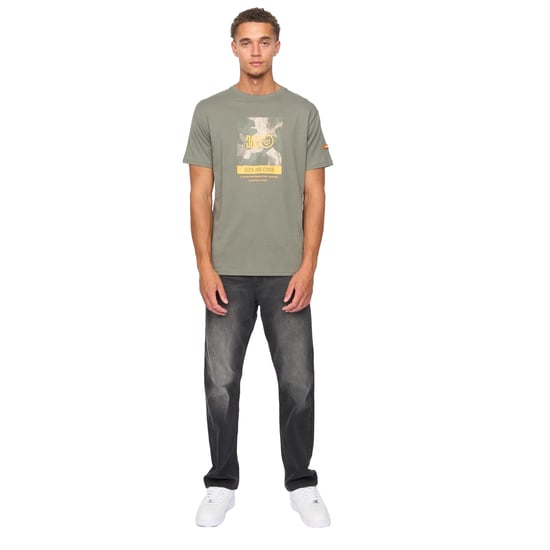 Duck and Cover Heren Camostack T-Shirt (Donkergroen) - Image 5