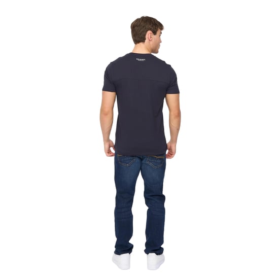 Crosshatch Heren Carritore T-Shirt (Marineblauw) - Image 2