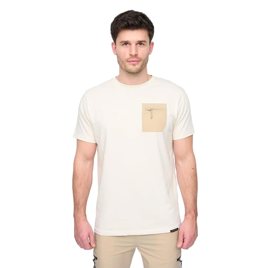 Duck and Cover Heren Puretor T-Shirt (Off White) - Image 1