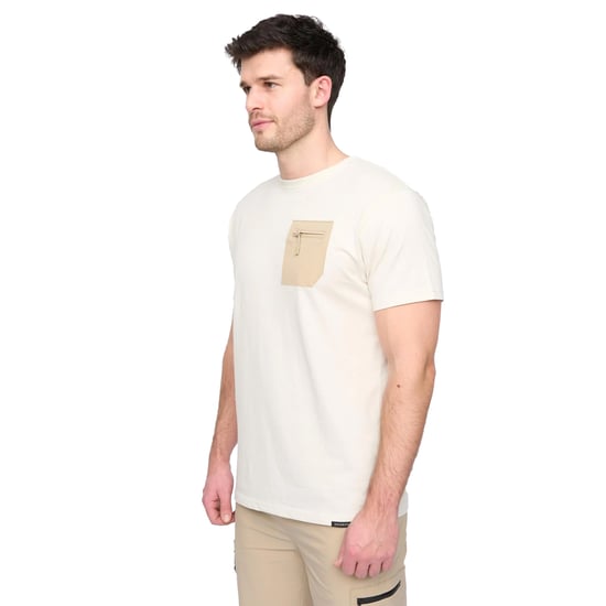 Duck and Cover Heren Puretor T-Shirt (Off White) - Image 3