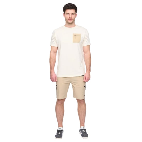 Duck and Cover Heren Puretor T-Shirt (Off White) - Image 4