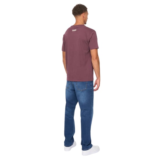 Duck and Cover Heren Cramptone T-Shirt (Rum Rosijn) - Image 2