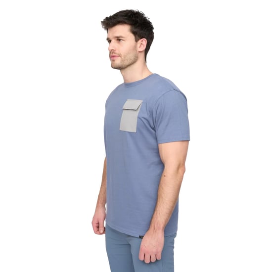 Duck and Cover Heren Limatar T-Shirt (Licht Denim) - Image 4