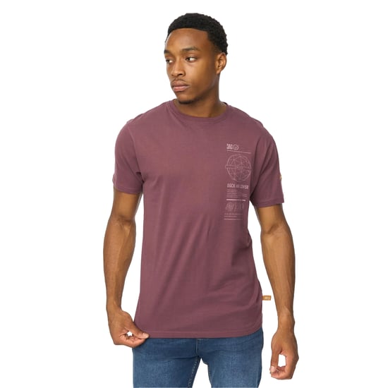 Duck and Cover Heren Ashland T-Shirt (Rum Rozijn) - Image 4