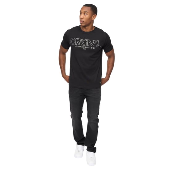 Crosshatch Mannen Carrimoore T-shirt (Zwart) - Image 4