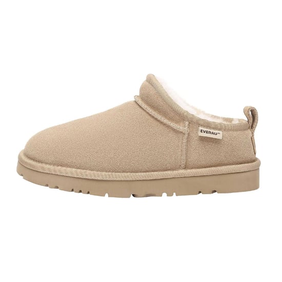 EverAu Womens/Ladies Quail Leather Slippers (Sand) - Image 1