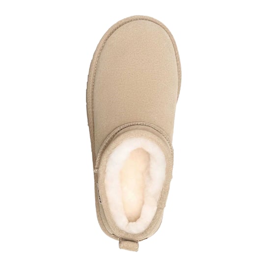 EverAu Womens/Ladies Quail Leather Slippers (Sand) - Image 3