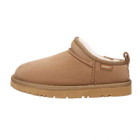 EverAu Womens/Ladies Quail Leather Slippers (Chestnut) - Image 1