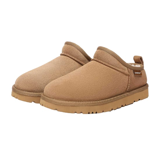 EverAu Womens/Ladies Quail Leather Slippers (Chestnut) - Image 5