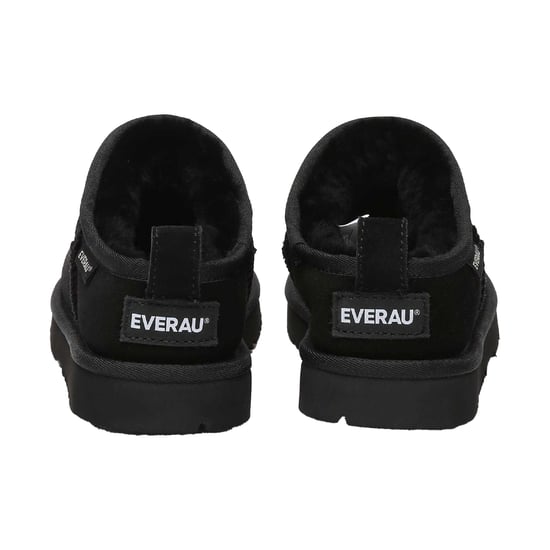 EverAu Womens/Ladies Quail Leather Slippers (Black) - Image 5