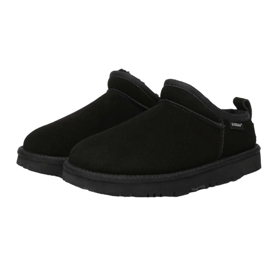 EverAu Womens/Ladies Quail Leather Slippers (Black) - Image 6