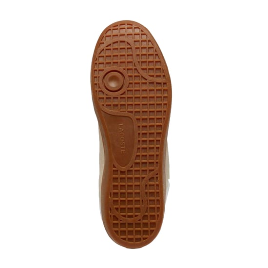 Lacoste Heren Baseshot Suède Trainers (Beige) - Image 5