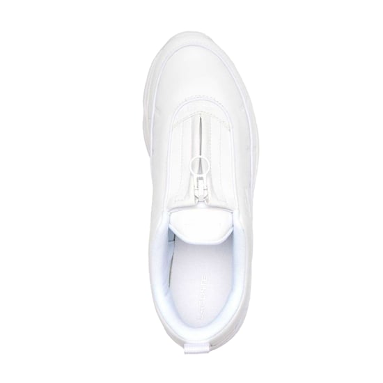 Lacoste Heren Audyssor Leren Ritssportschoenen (Wit) - Image 4