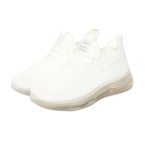 Crosshatch Heren Matfen Flyknit Sneakers (Wit) - Image 1