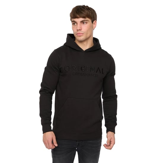 Crosshatch Heren Haromere Hoodie (Zwart) - Image 1