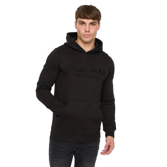 Crosshatch Heren Haromere Hoodie (Zwart) - Image 3
