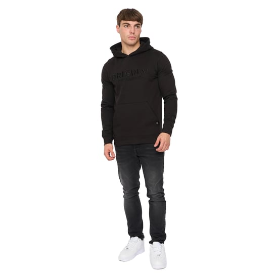Crosshatch Heren Haromere Hoodie (Zwart) - Image 4