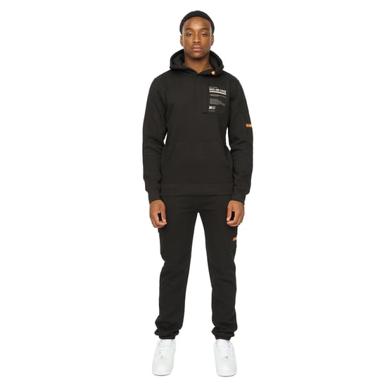 Duck and Cover Mens Adamsberg Hoodie (Black) - Image 4