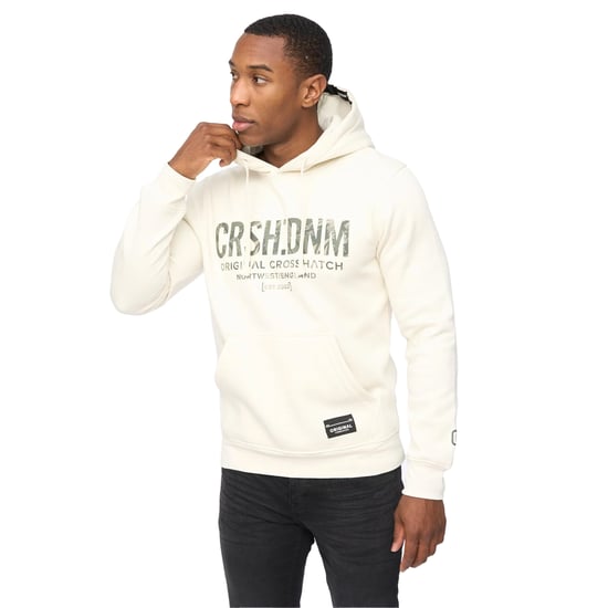Crosshatch Heren Campbox Hoodie (Gebroken Wit) - Image 3