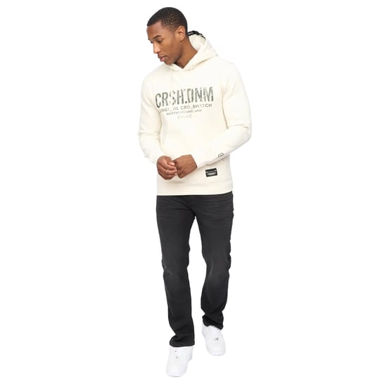 Crosshatch Heren Campbox Hoodie (Gebroken Wit) - Image 4