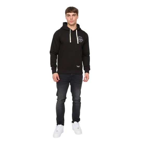 Crosshatch Heren Cresswell Hoodie (Zwart) - Image 4