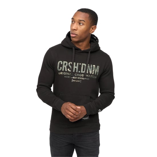 Crosshatch Heren Campbox Hoodie (Zwart) - Image 3