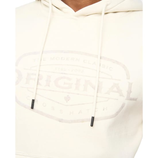 Crosshatch Heren Traptons Hoodie (Wit) - Image 3