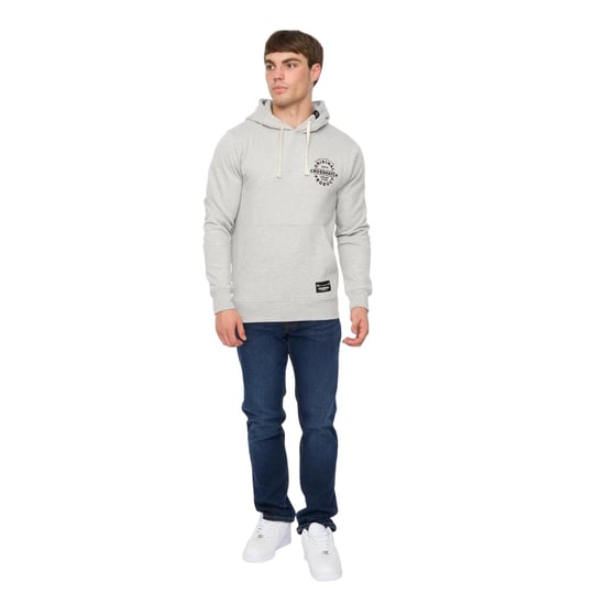 Crosshatch Heren Cresswell Hoodie (Grijs Marl) - Image 4
