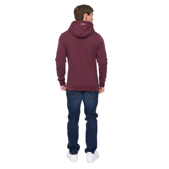 Crosshatch Heren Motorcross Hoodie (Wijn) - Image 2