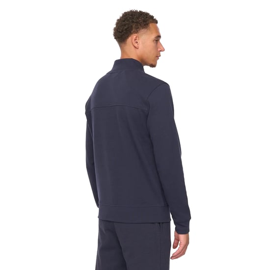 Duck and Cover Heren Slellmoore Kwart Rits Sweatshirt (Marineblauw) - Image 2